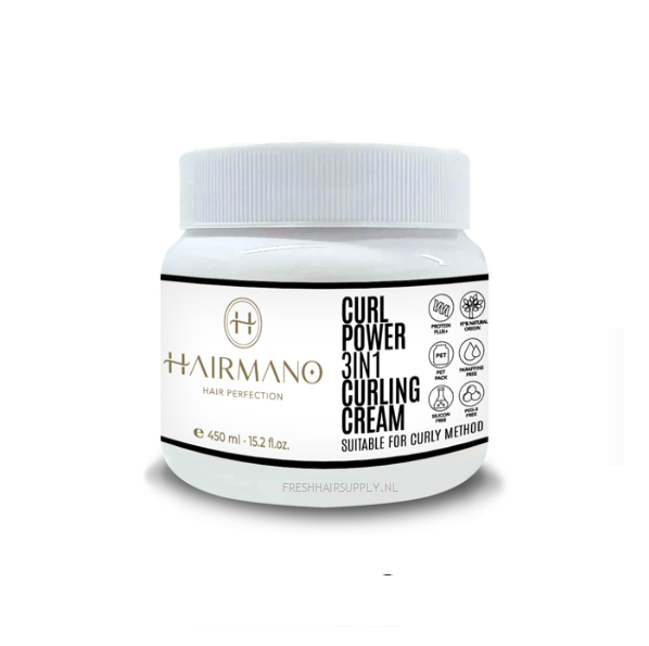 Hairmano Curl Power 3 in 1 curling cream 450ml